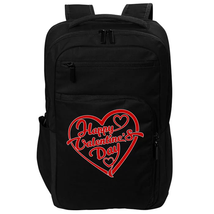 Happy Valentine's Day Heart Impact Tech Backpack