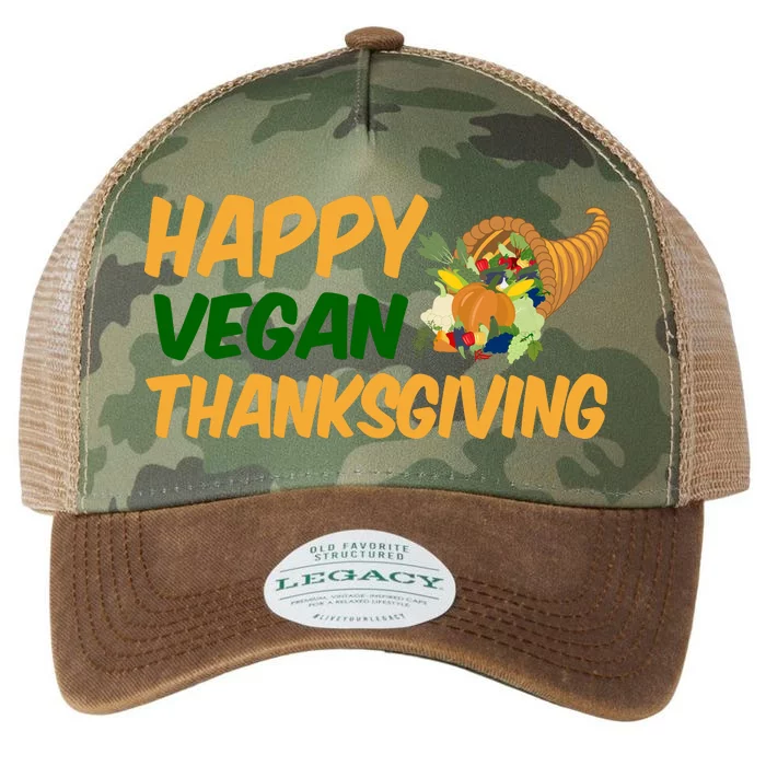 Happy Vegan Thanksgiving Legacy Tie Dye Trucker Hat