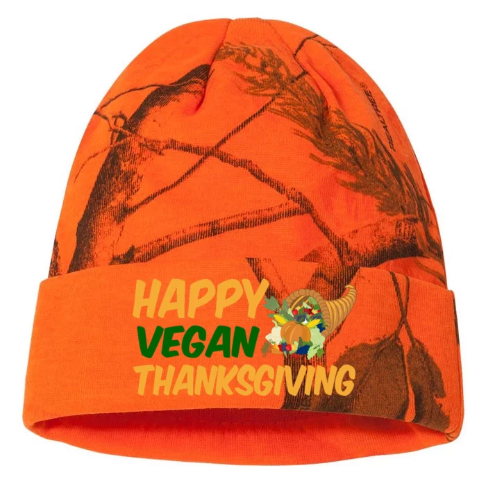 Happy Vegan Thanksgiving Kati - 12in Camo Beanie