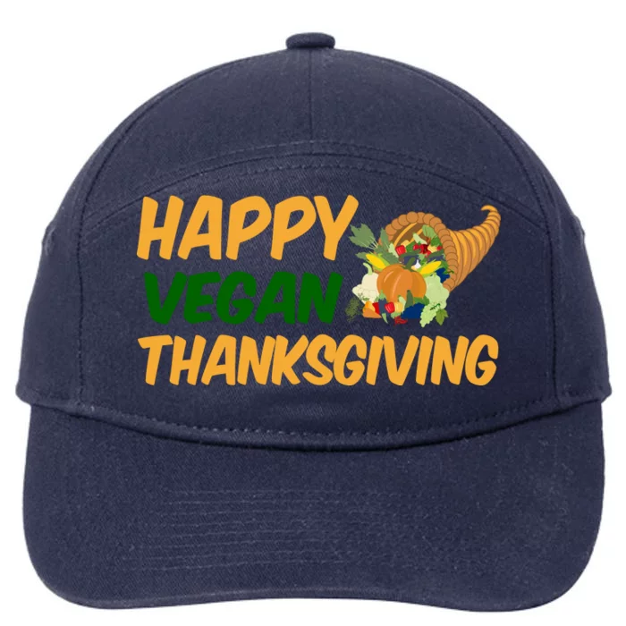 Happy Vegan Thanksgiving 7-Panel Snapback Hat