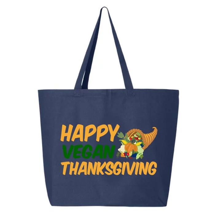 Happy Vegan Thanksgiving 25L Jumbo Tote