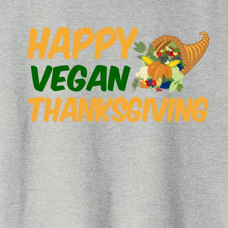 Happy Vegan Thanksgiving Women's Crop Top Tee