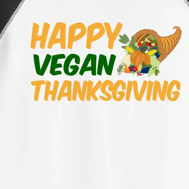 Happy Vegan Thanksgiving Toddler Fine Jersey T-Shirt