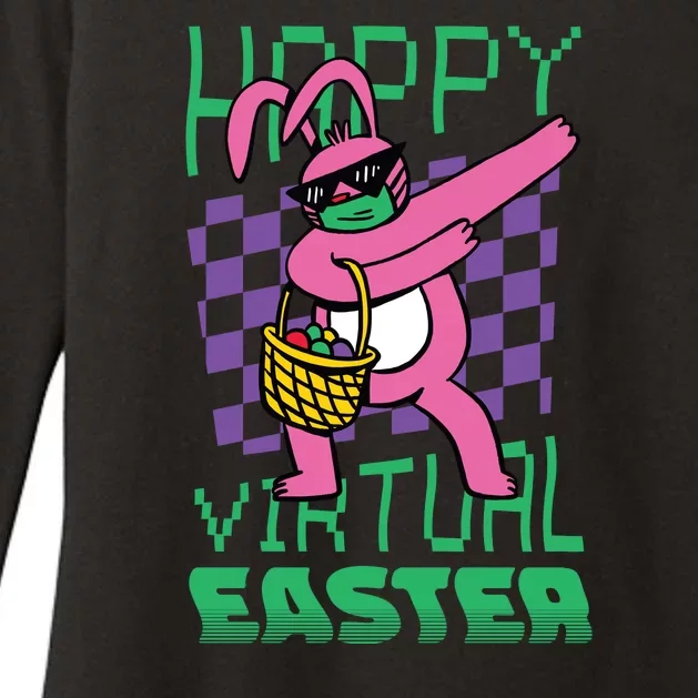 Happy Virtual Easter Womens CVC Long Sleeve Shirt