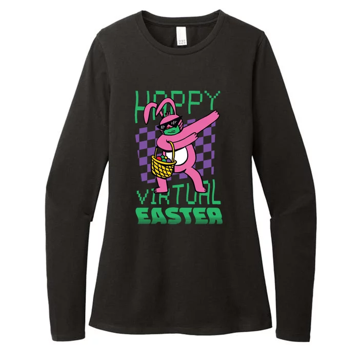 Happy Virtual Easter Womens CVC Long Sleeve Shirt