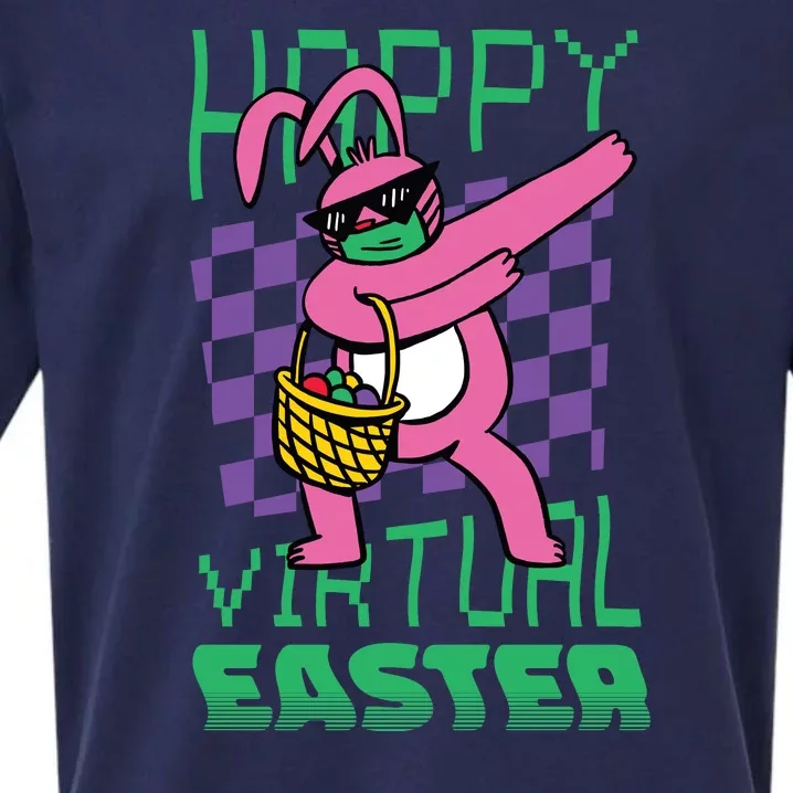 Happy Virtual Easter Sueded Cloud Jersey T-Shirt