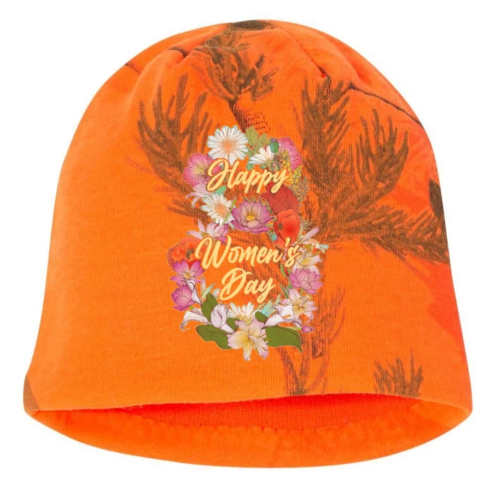 Happy Women's Day March 8 Flowers Kati - Camo Knit Beanie