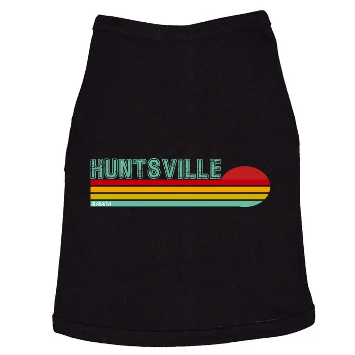 Huntsville Alabama Retro Sunset Doggie Tank