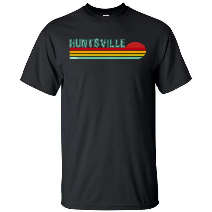 Huntsville Alabama Retro Sunset Tall T-Shirt