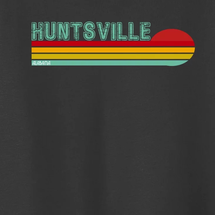 Huntsville Alabama Retro Sunset Toddler T-Shirt