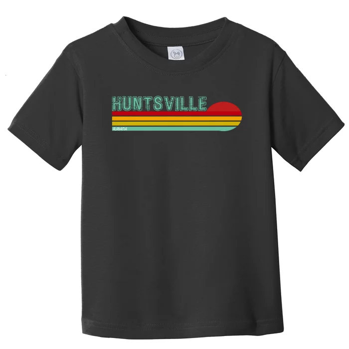 Huntsville Alabama Retro Sunset Toddler T-Shirt