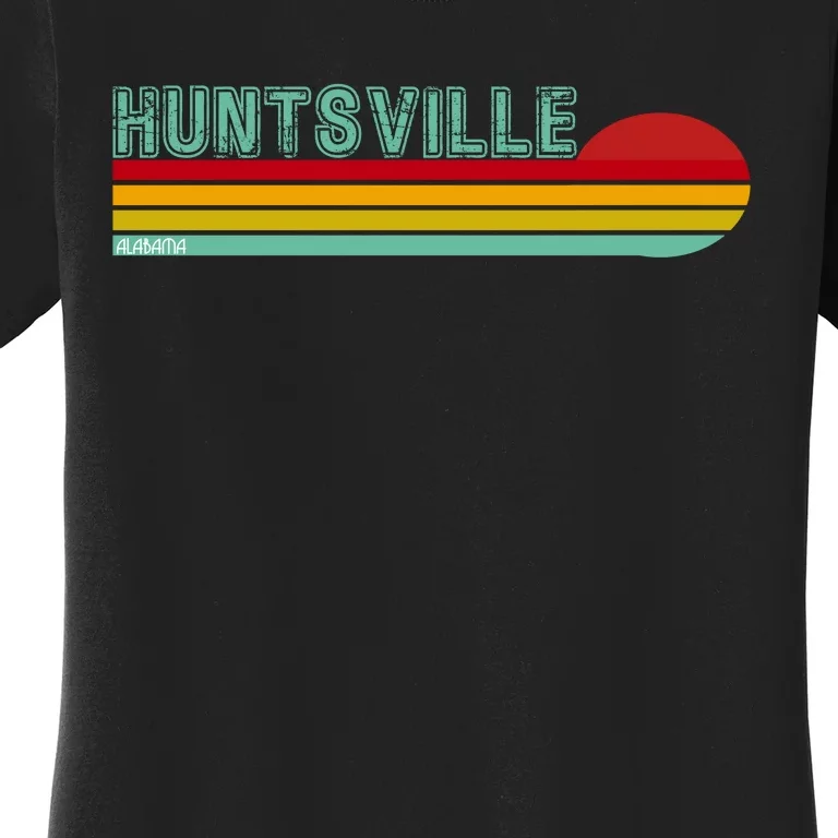 Huntsville Alabama Retro Sunset Women's T-Shirt