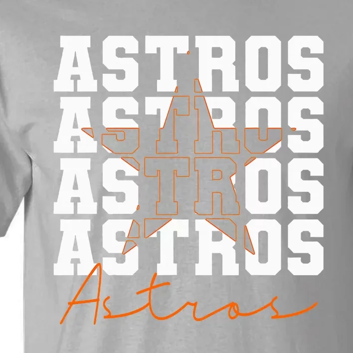 Houston Astros Retro Sports Team Logo Gift Tall T-Shirt