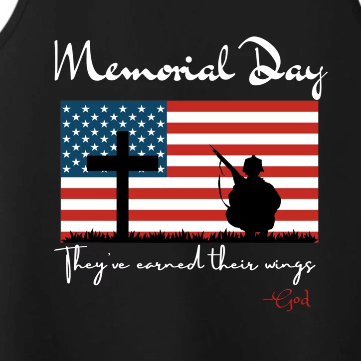 Honor And Remember The Fall Veteran Military Memorial Flag Funny Gift Performance Tank