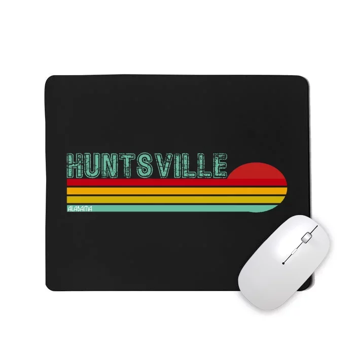 Huntsville Alabama Retro Sunset Mousepad