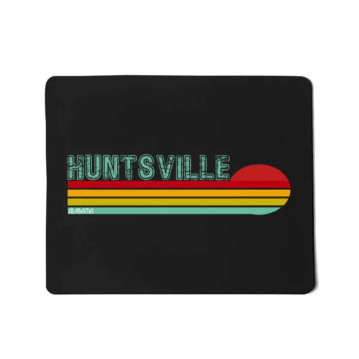 Huntsville Alabama Retro Sunset Mousepad