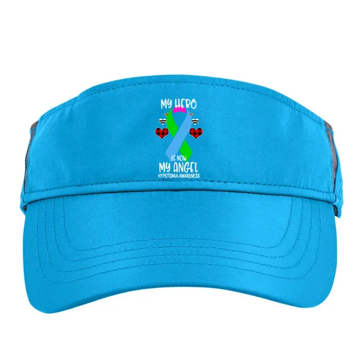 Hypotonia Awareness Remembrance Hero Is Now My Angel Gift Adult Drive Performance Visor