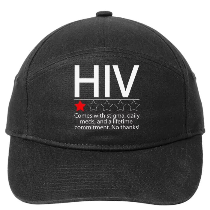 Hiv Awareness Red Ribbon World Aids Day Fighters 7-Panel Snapback Hat