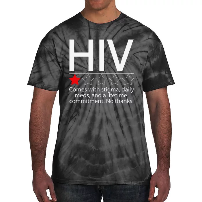 Hiv Awareness Red Ribbon World Aids Day Fighters Tie-Dye T-Shirt