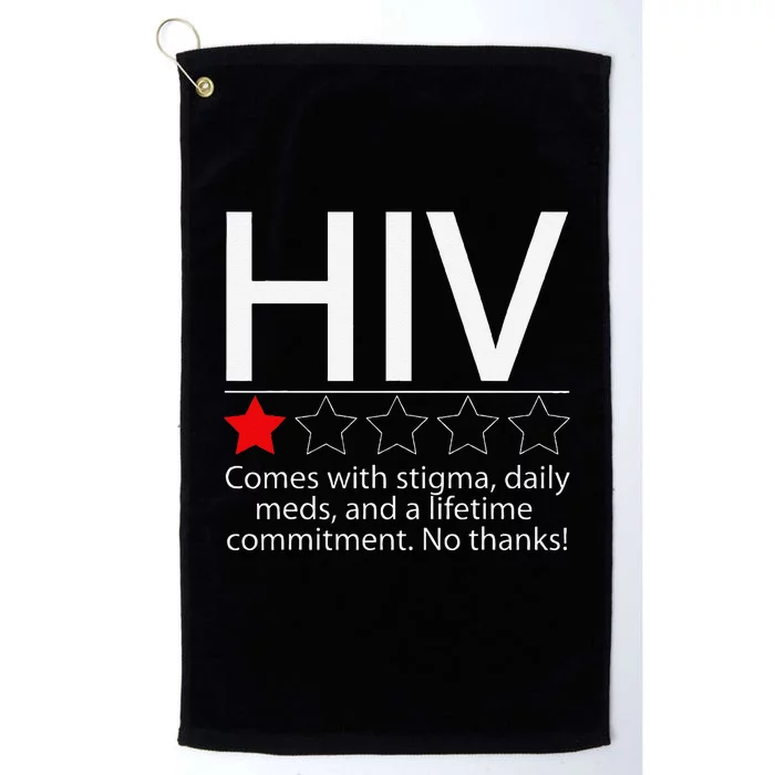 Hiv Awareness Red Ribbon World Aids Day Fighters Platinum Collection Golf Towel