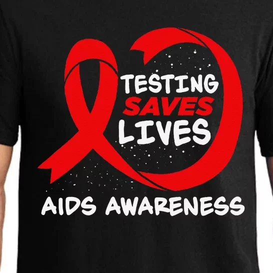 Hiv Awareness Red Ribbon World Aids Day Fighters Pajama Set