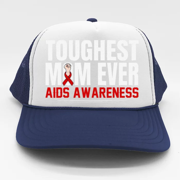 Hiv Awareness Red Ribbon World Aids Day Fighters Trucker Hat