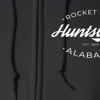 Huntsville Alabama Rocket City Full Zip Hoodie