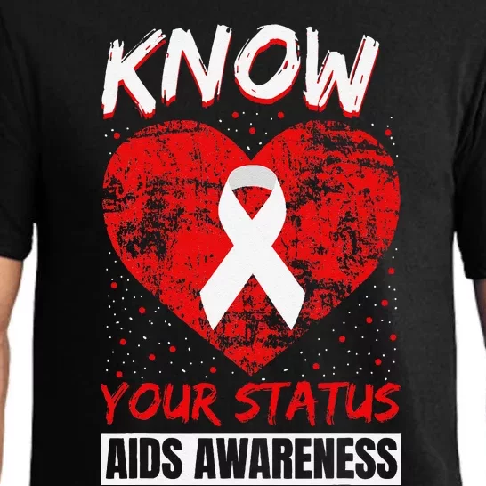 Hiv Awareness Red Ribbon World Aids Day Fighters Pajama Set