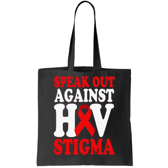 Hiv Awareness Red Ribbon World Aids Day Fighters Tote Bag