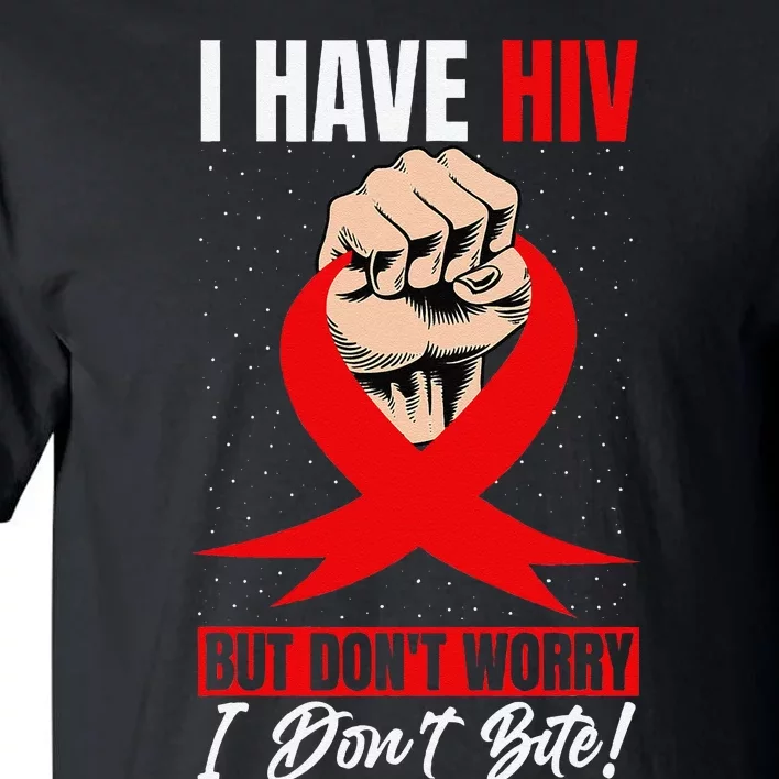 Hiv Awareness Red Ribbon World Aids Day Fighters Tall T-Shirt