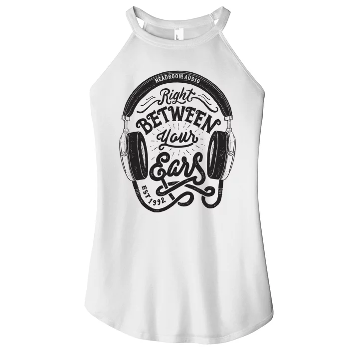 Headroom Audio Right Between Your Ears Women’s Perfect Tri Rocker Tank