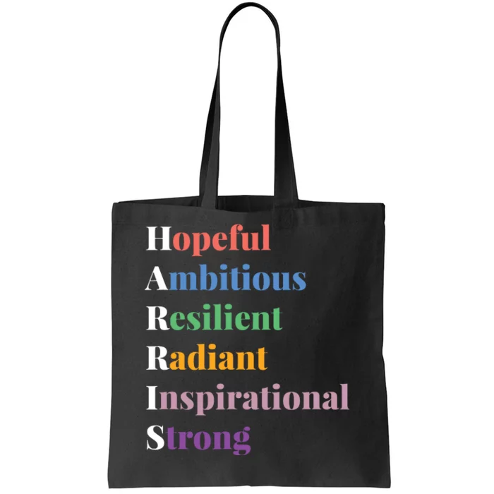 Hopeful Ambitious Resilient Radiant Inspirational Strong Tote Bag