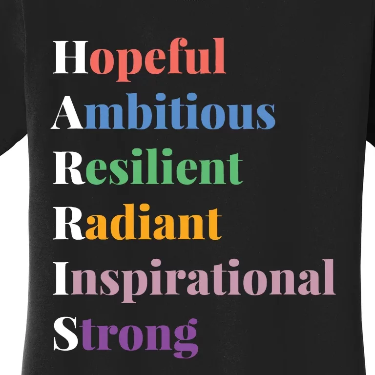 Hopeful Ambitious Resilient Radiant Inspirational Strong Women's T-Shirt