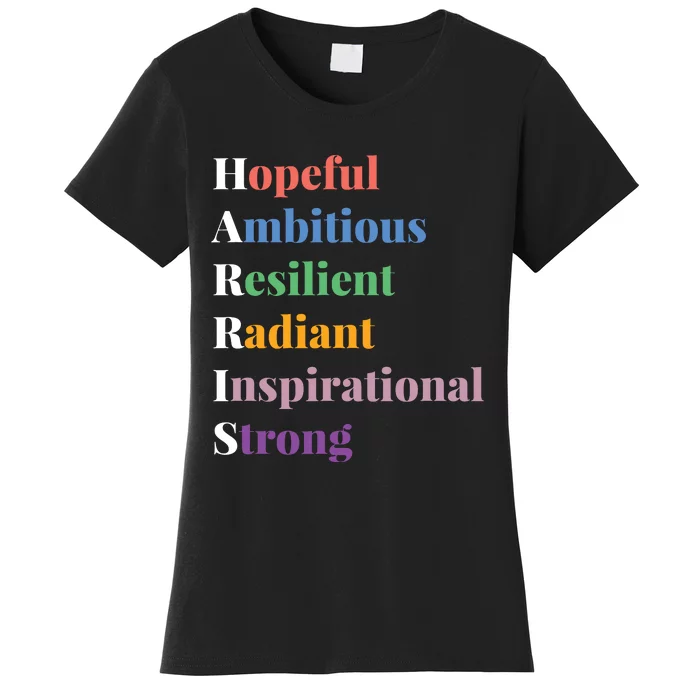 Hopeful Ambitious Resilient Radiant Inspirational Strong Women's T-Shirt