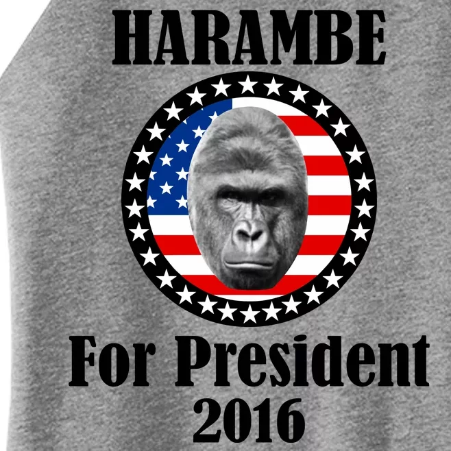 Harambe For President Women’s Perfect Tri Rocker Tank