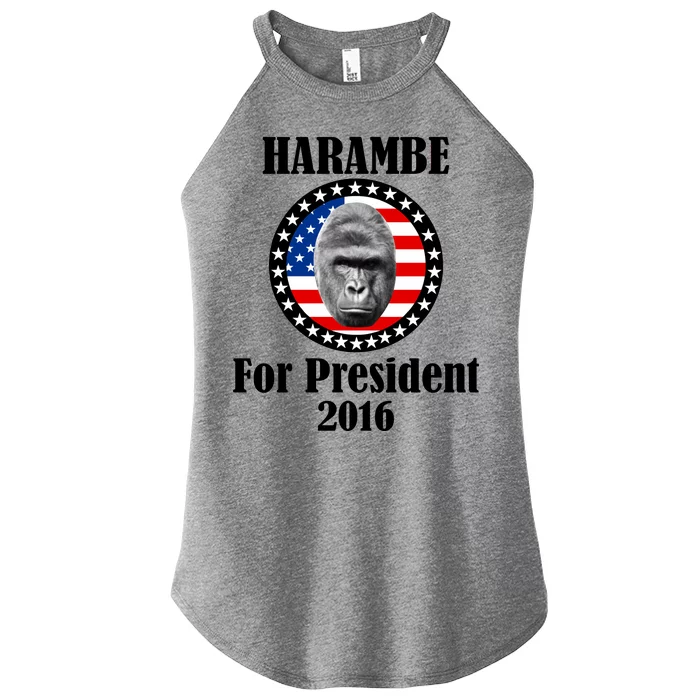 Harambe For President Women’s Perfect Tri Rocker Tank