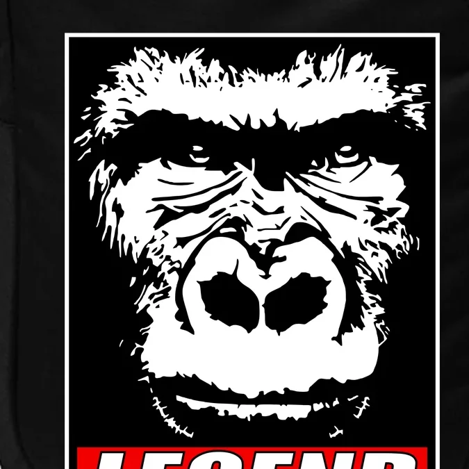 Harambe LEGEND Gorilla Poster RIP 2016 Impact Tech Backpack