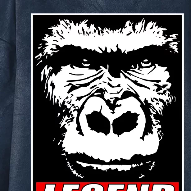 Harambe LEGEND Gorilla Poster RIP 2016 Hooded Wearable Blanket