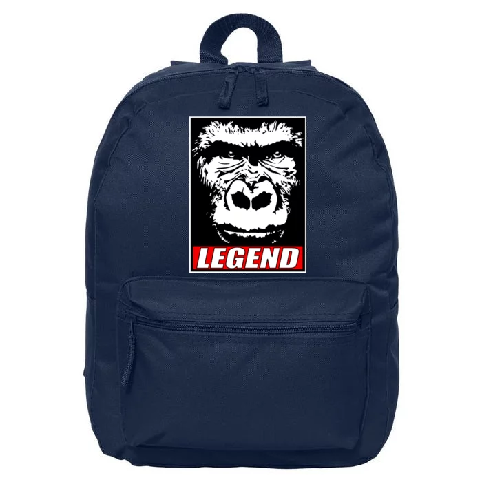 Harambe LEGEND Gorilla Poster RIP 2016 16 in Basic Backpack