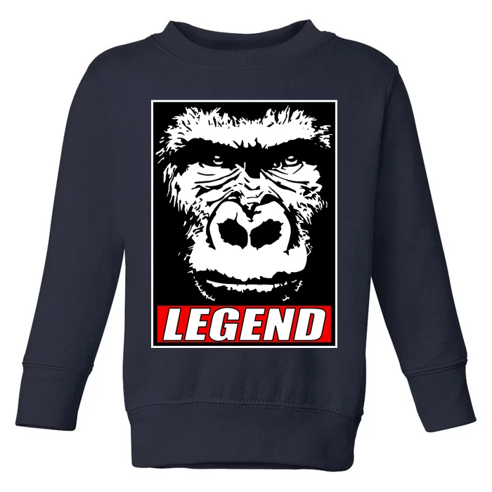 Harambe LEGEND Gorilla Poster RIP 2016 Toddler Sweatshirt