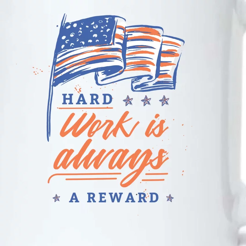 Hard Work Labor Day Black Color Changing Mug