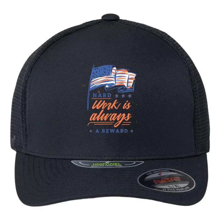 Hard Work Labor Day Flexfit Unipanel Trucker Cap