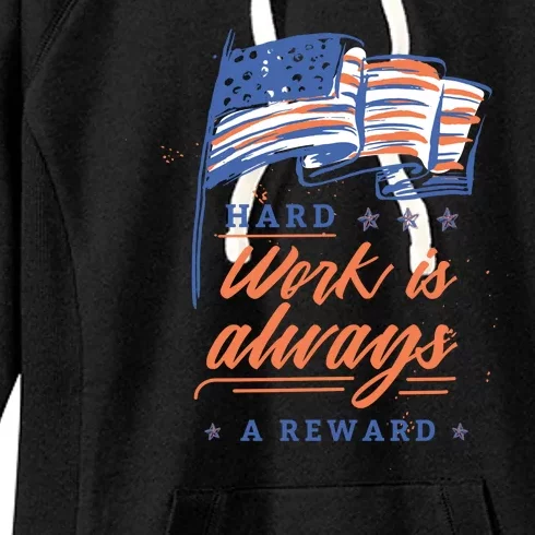 Hard Work Labor Day Women's Fleece Hoodie