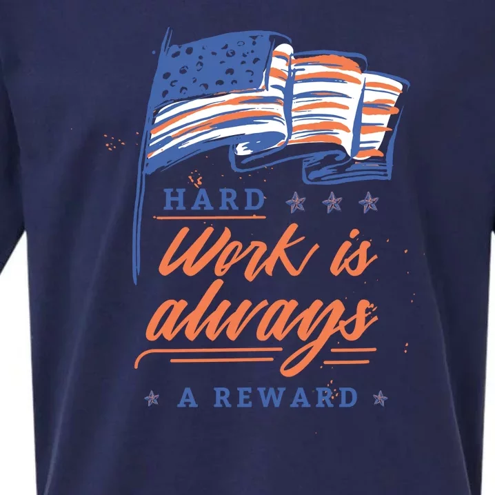 Hard Work Labor Day Sueded Cloud Jersey T-Shirt