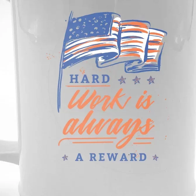 Hard Work Labor Day Front & Back Beer Stein