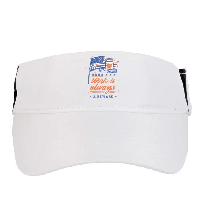 Hard Work Labor Day Adult Drive Performance Visor