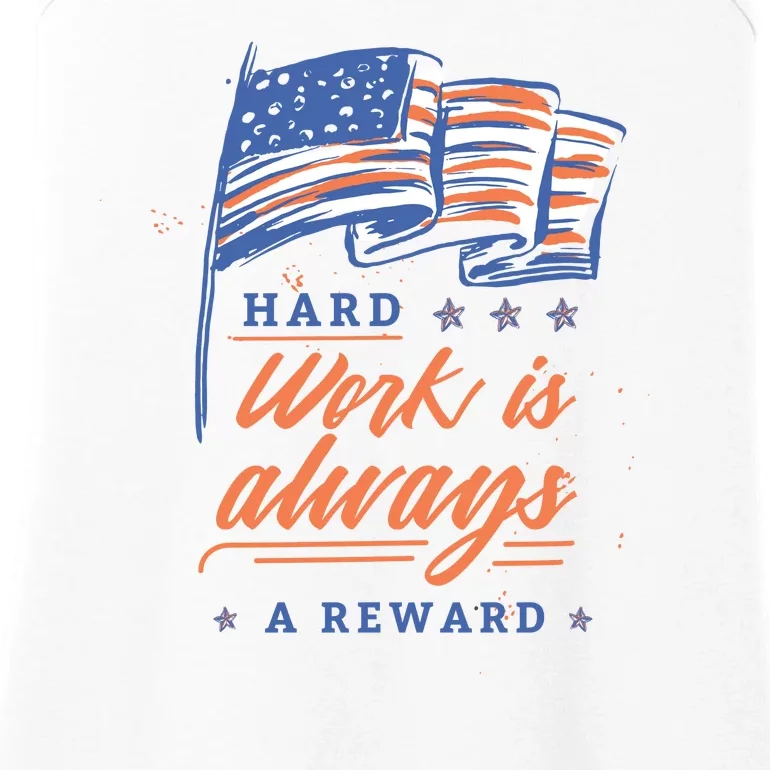 Hard Work Labor Day Ladies Essential Tank