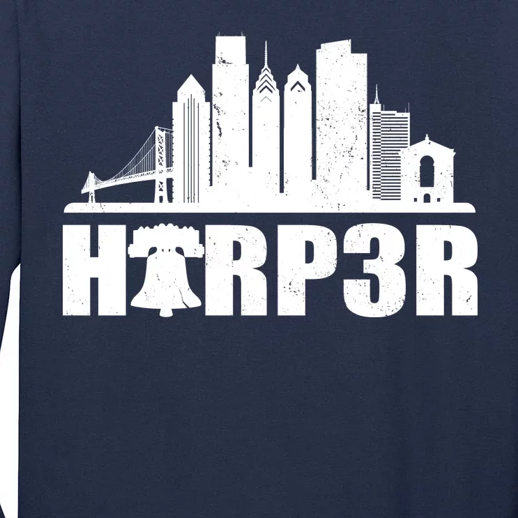 Harper Philly Baseball Tall Long Sleeve T-Shirt