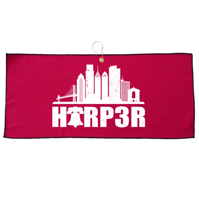 Harper Philly Baseball Large Microfiber Waffle Golf Towel