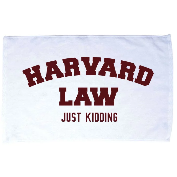 Harvard Law Just Kidding Microfiber Hand Towel